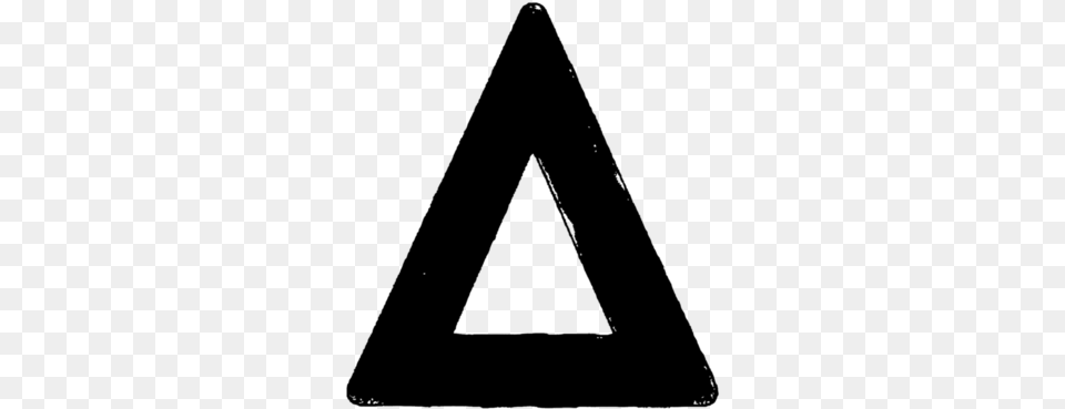 Triangle Logo, Gray Free Transparent Png