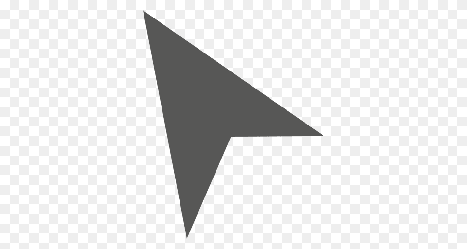 Triangle Mouse Cursor Icon, Arrow, Arrowhead, Weapon Free Png Download