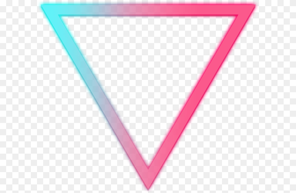 Triangle Neon Neon Treugolnik 4asno4i Geometric Triangle Free Png