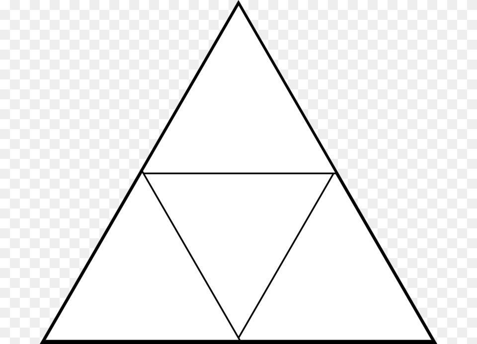 Triangle Next To Upside Down Triangle Png Image