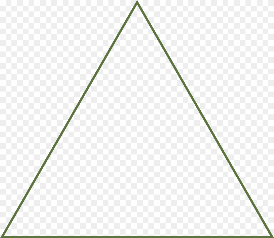 Triangle Outline Triangle With White Border Free Png
