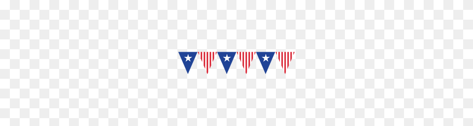 Triangle Ribbon Usa Buntings Free Png Download