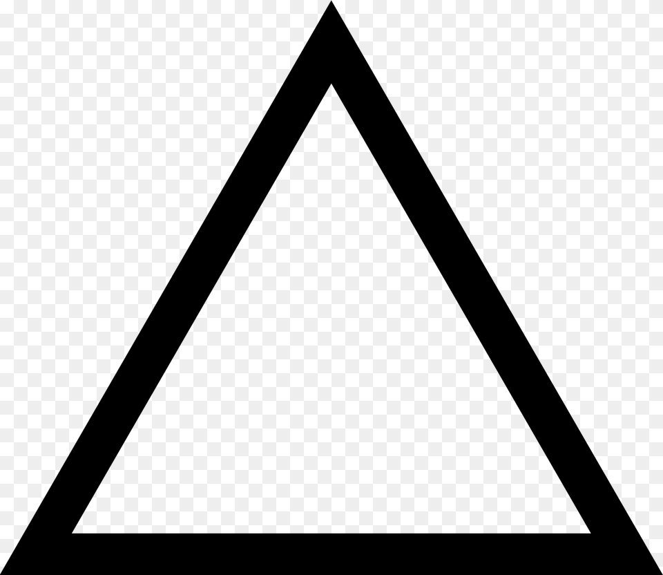 Triangle Shape, Gray Free Transparent Png