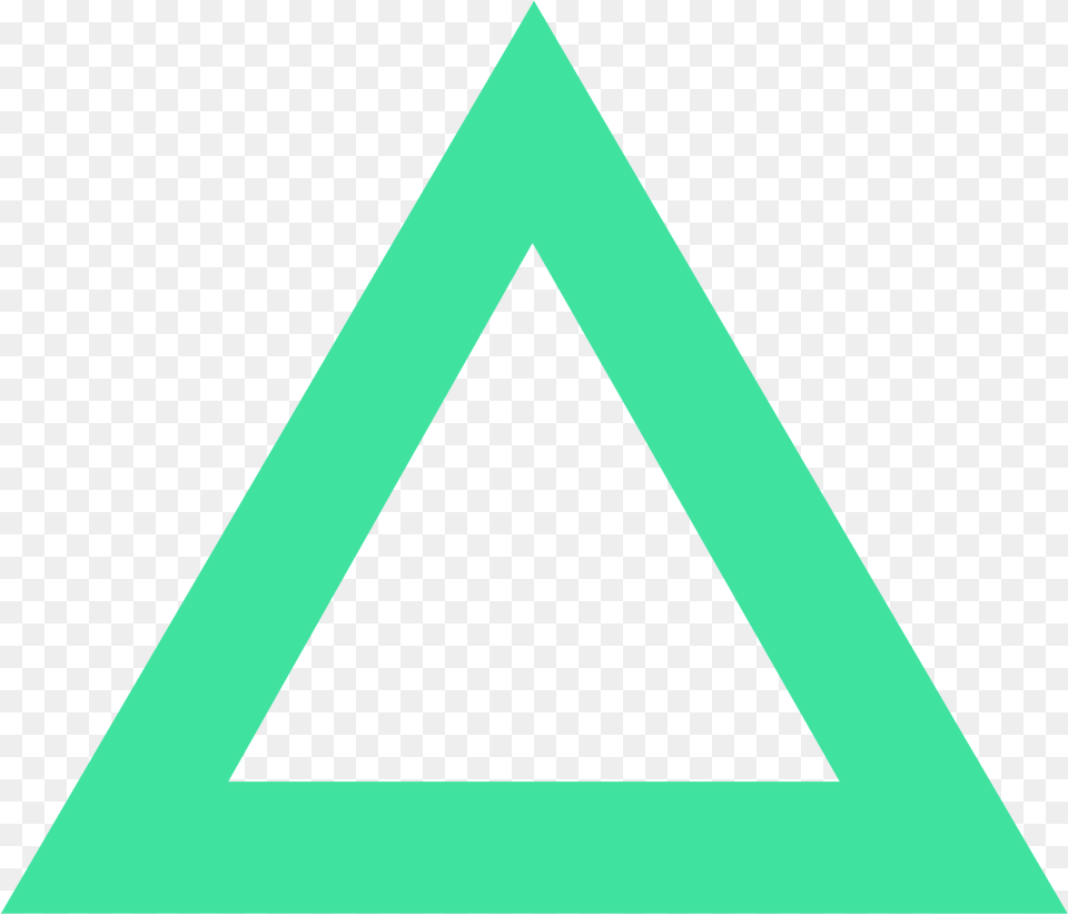 Triangle Shape Green Triangle Background Png Image