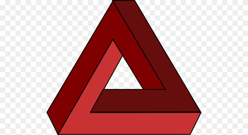 Triangle Trader Clip Art, Maroon Free Png