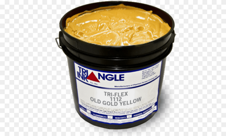 Triangle Tri Flex Multi Purpose 1112 Old Gold Plastisol Ink, Can, Tin Free Png