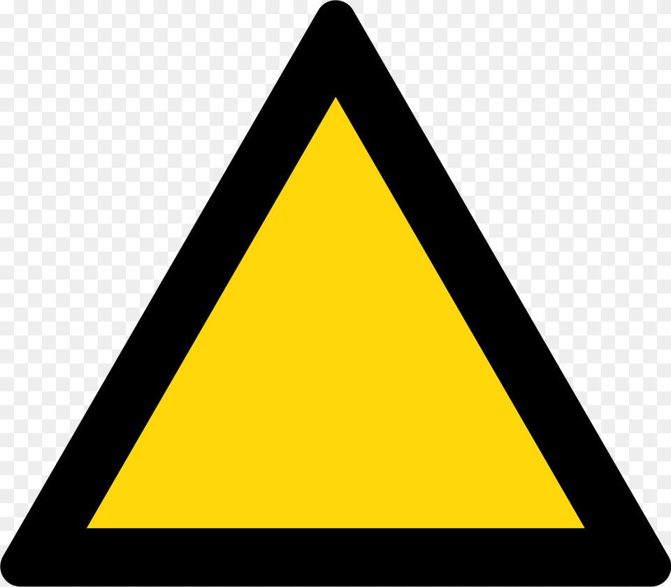 Triangle Warning Sign Yellow Triangle Warning Sign Free Png