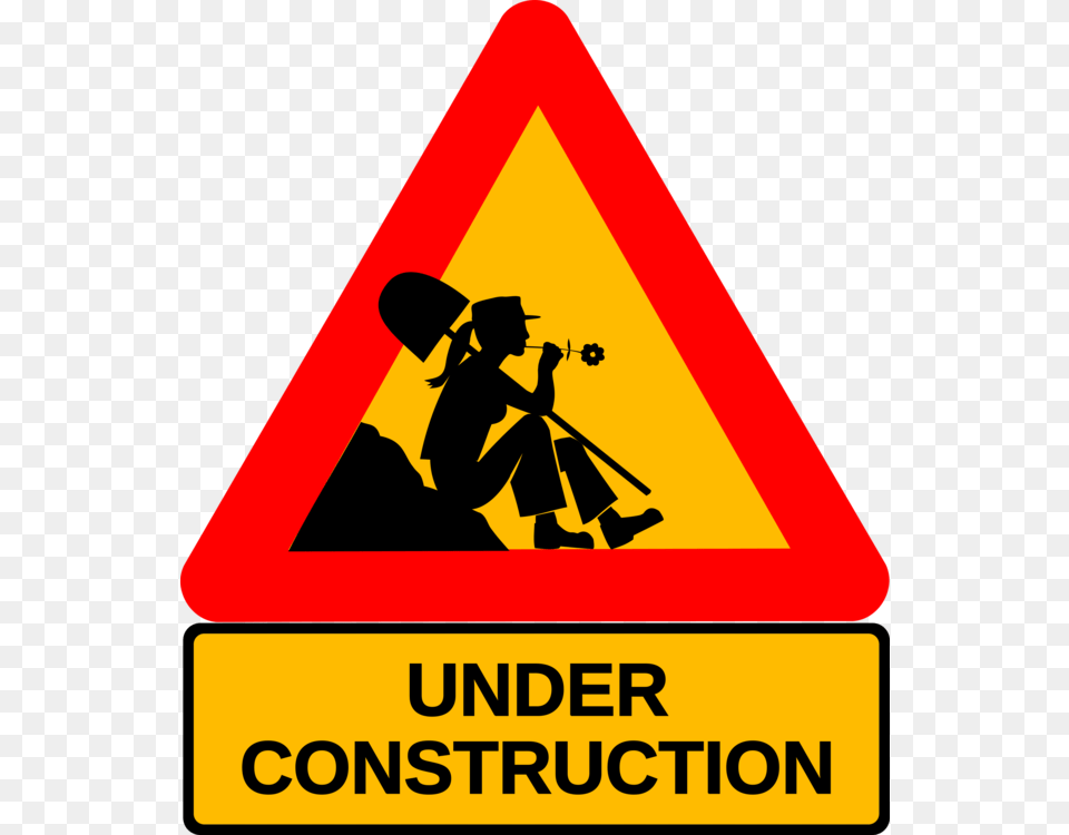 Triangleanglearea Men At Work Icon, Sign, Symbol, Person, Road Sign Free Png