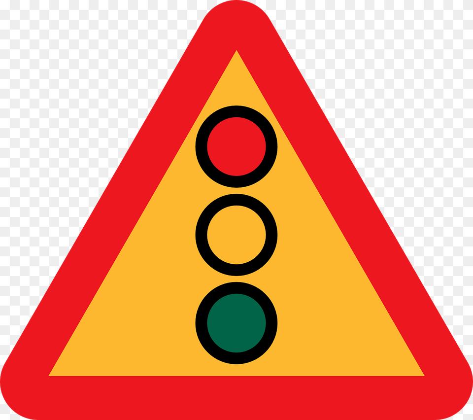 Triangleareasymbol Traffic Light Cartoon Sign, Symbol, Triangle, Traffic Light, Dynamite Free Png Download