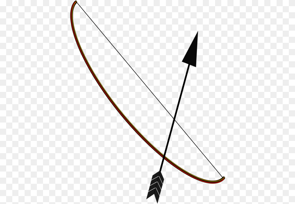 Trianglebow And Arrowleaf Amerindian Bow And Arrow, Weapon, Outdoors Free Transparent Png