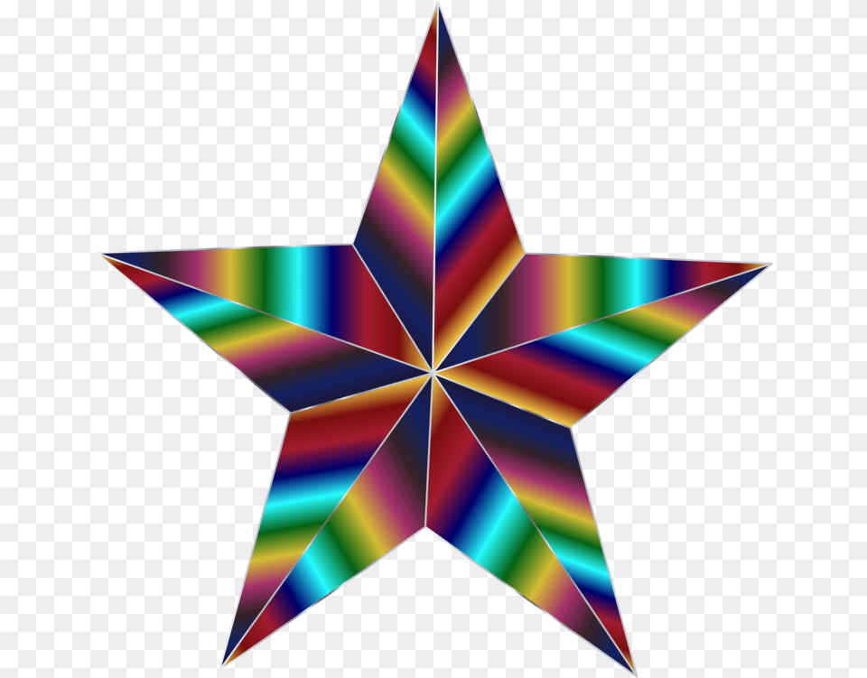 Trianglelinestar Clipart Royalty Free Svg Christmas Tree, Star Symbol, Symbol, Nature, Night Png Image