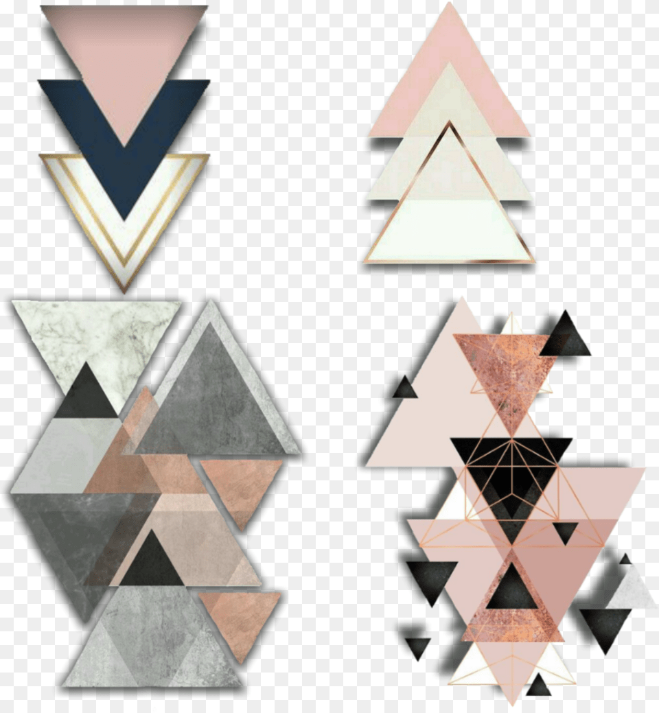 Triangles Geometric Patterns Geometric Edgy Glamorous Backgrounds Shapes, Triangle, Person, Art Free Png