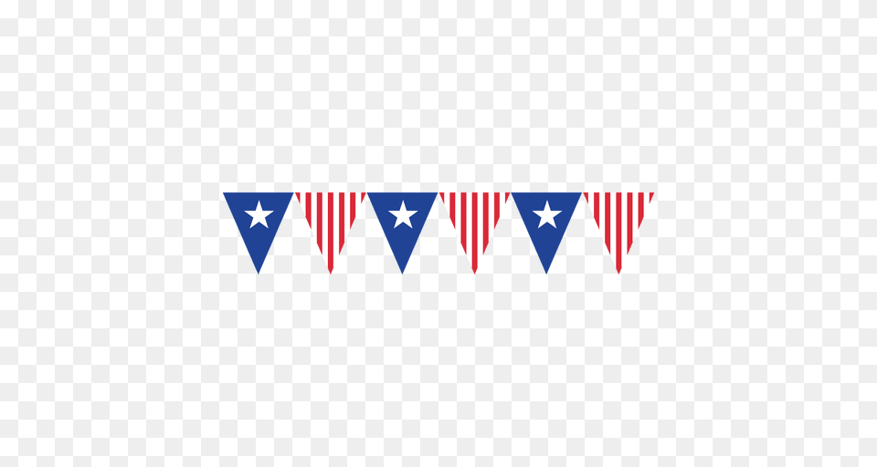 Triangles Usa Flag Bunting, Triangle Free Png