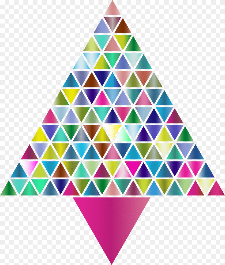 Triangular Clipart Small Triangle Christmas Tree, Art Free Png Download