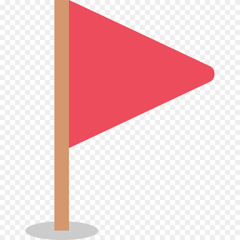 Triangular Flag Emoji Clipart, Triangle Png