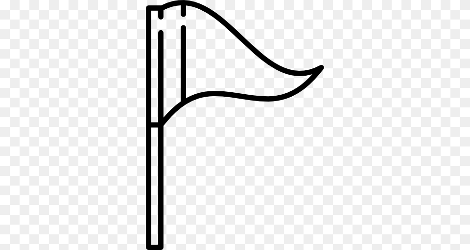 Triangular Flag Waving, Bow, Weapon Png