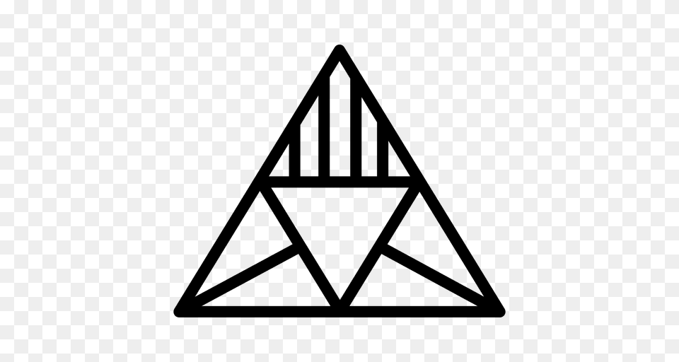 Triangular Geometric Shapes Logo, Triangle, Gate Free Transparent Png