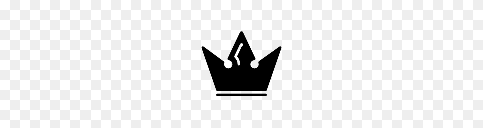 Triangular Pointed Crown Silhouette With White Details Pngico, Accessories, Jewelry, Stencil Png