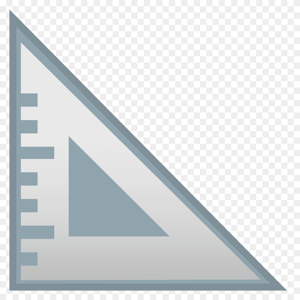 Triangular Ruler Emoji Clipart, Triangle, Blade, Dagger, Knife Free Png
