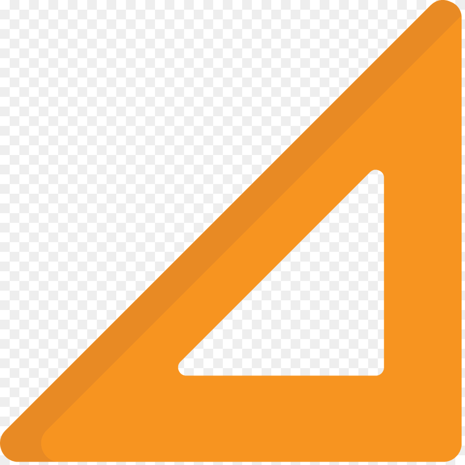 Triangular Ruler Emoji Clipart, Triangle, Text Png