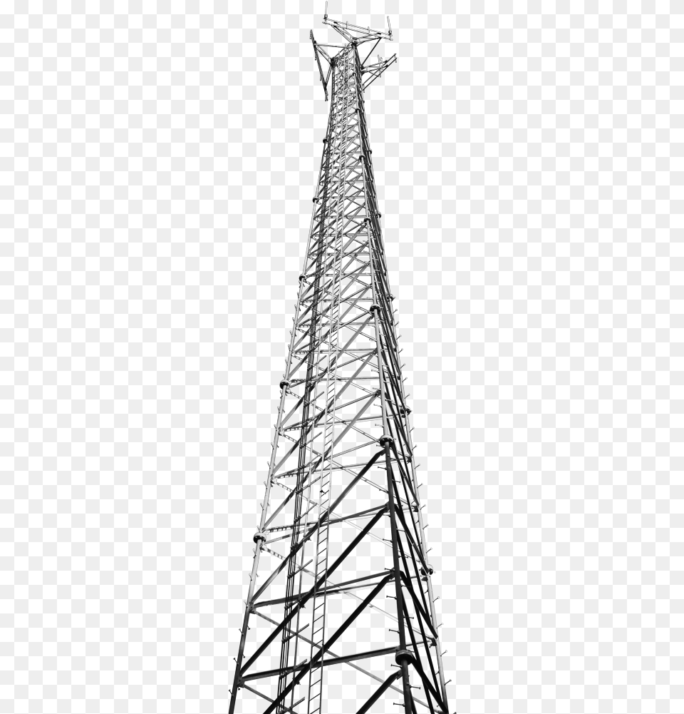 Triangular Self Supporting Tower, Architecture, Building, Cable, Electric Transmission Tower Png