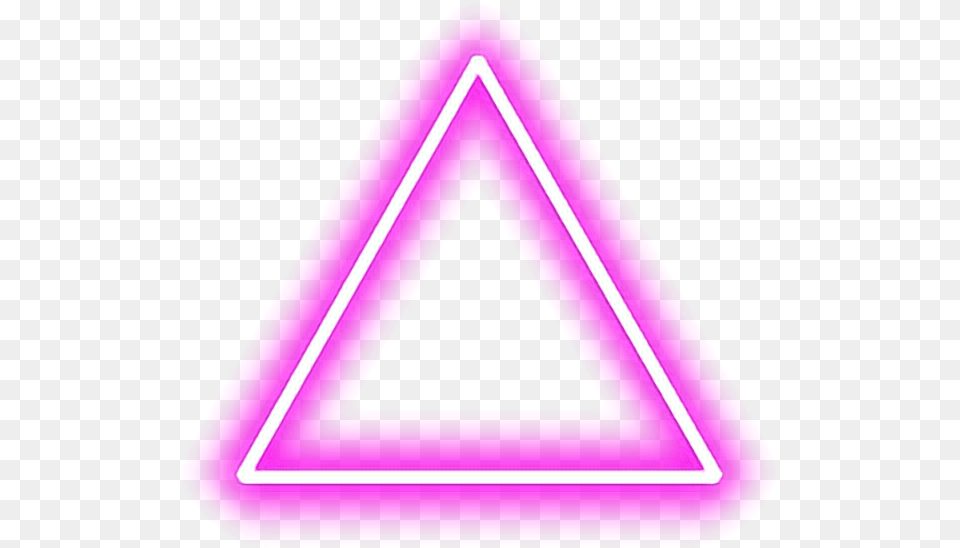 Triangulo Tumblr 6 Image Neon Triangle Transparent Png
