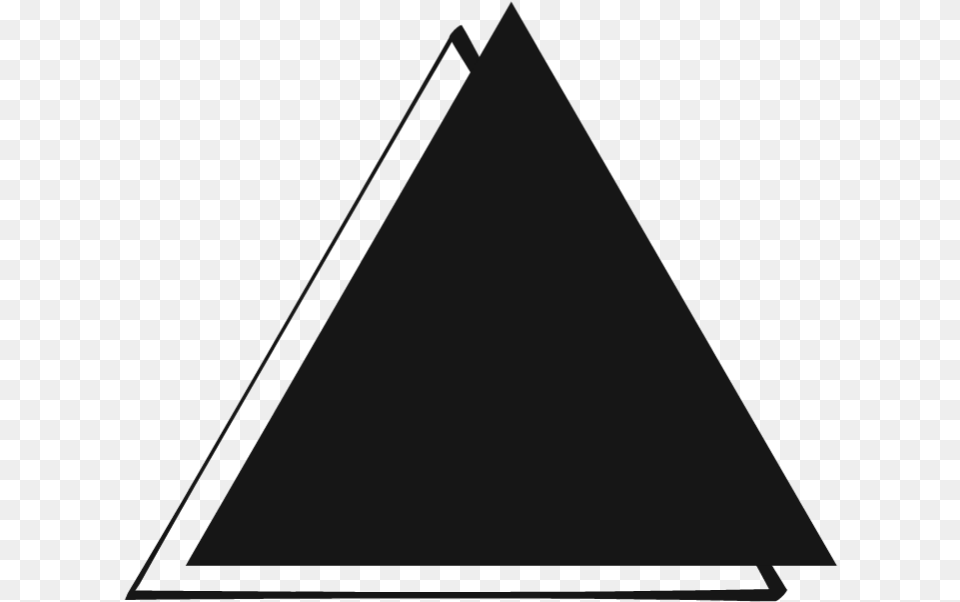 Triangulos Decoracion Lineas Negro Decoracion Con Triangulos, Triangle Free Png