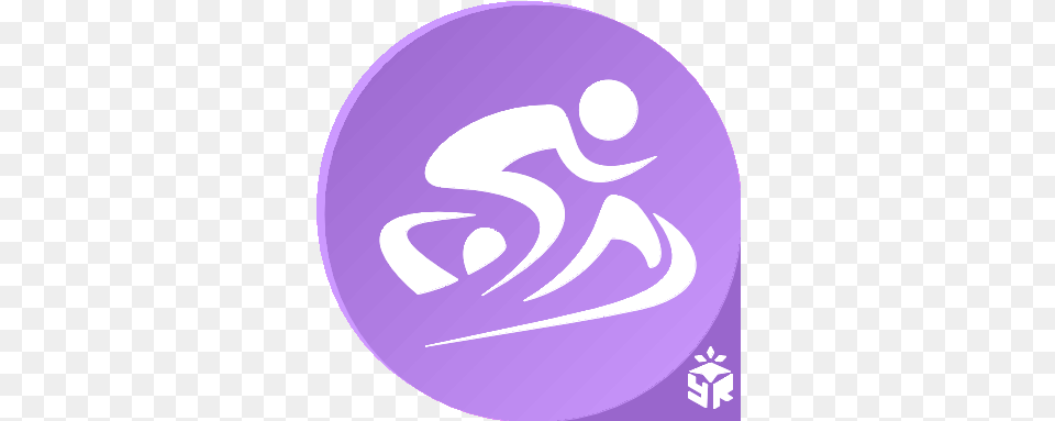 Triathlon Duathlon Multisports Purple Garmin Icon, Disk, Logo, Art Free Transparent Png