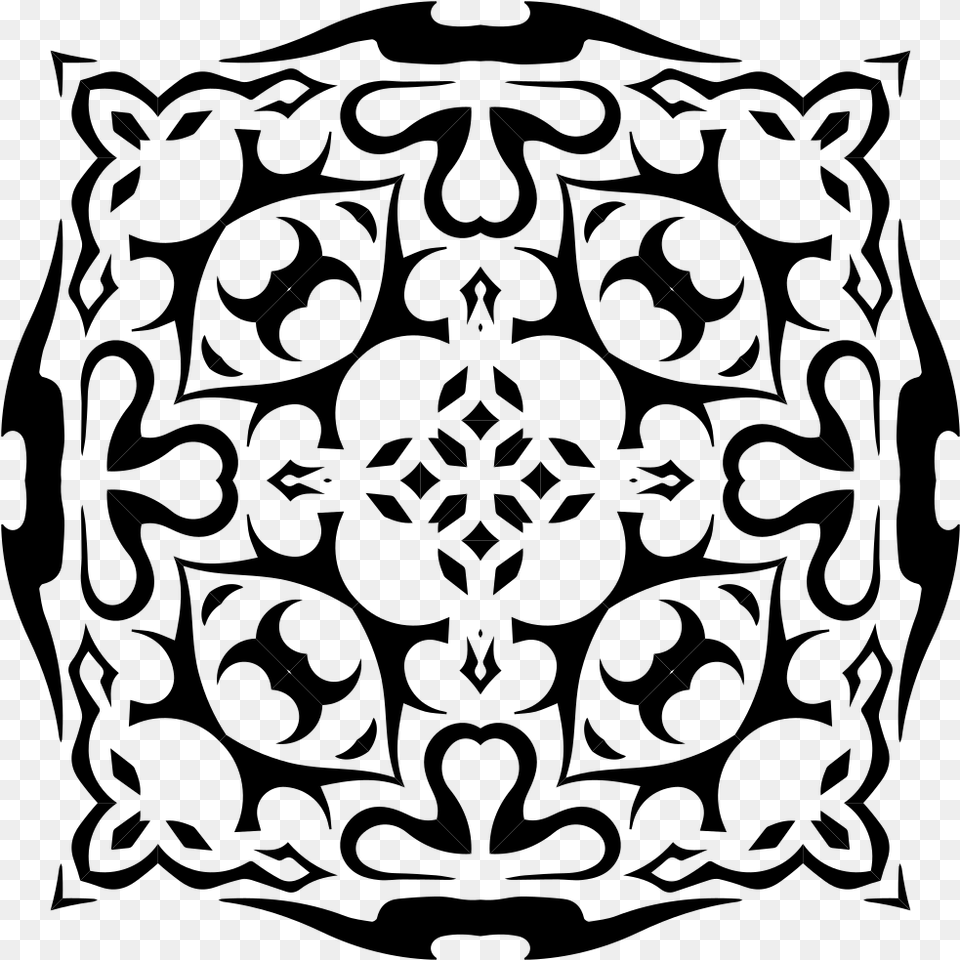 Tribal Art, Gray Png