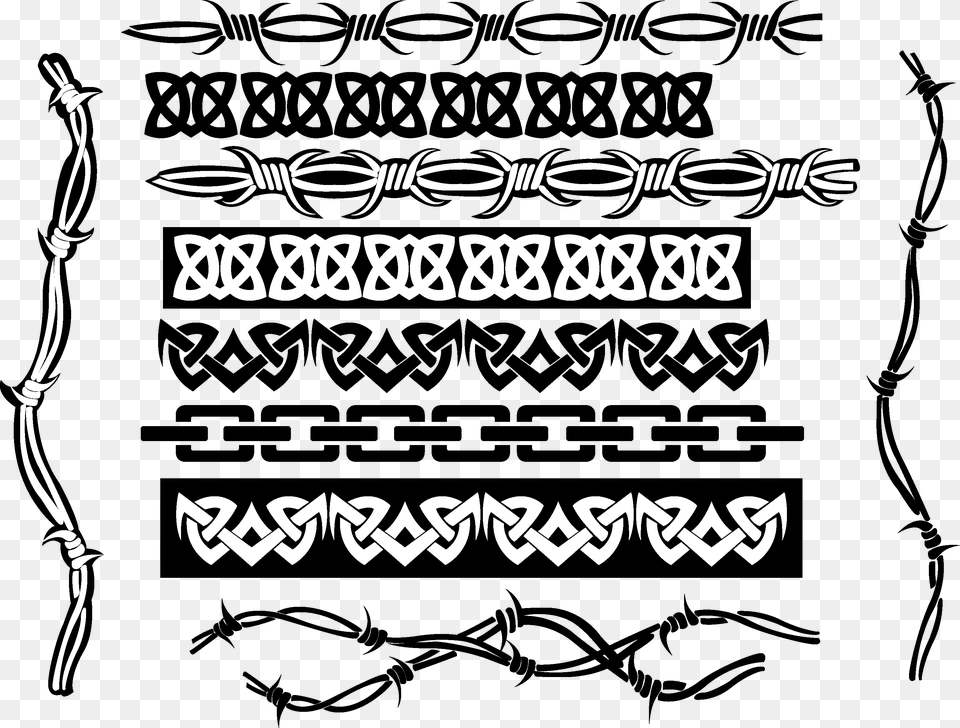 Tribal Border, Text Free Png