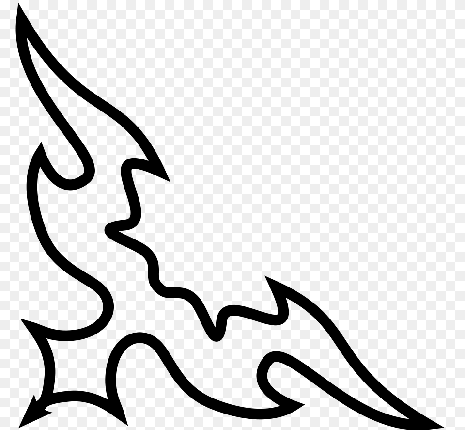 Tribal Clip Art, Gray Png