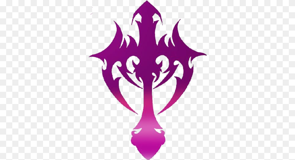 Tribal Cross Tattoos Hd Wallpaper Cross Good And Evil Tattoo, Purple, Person, Weapon Free Png