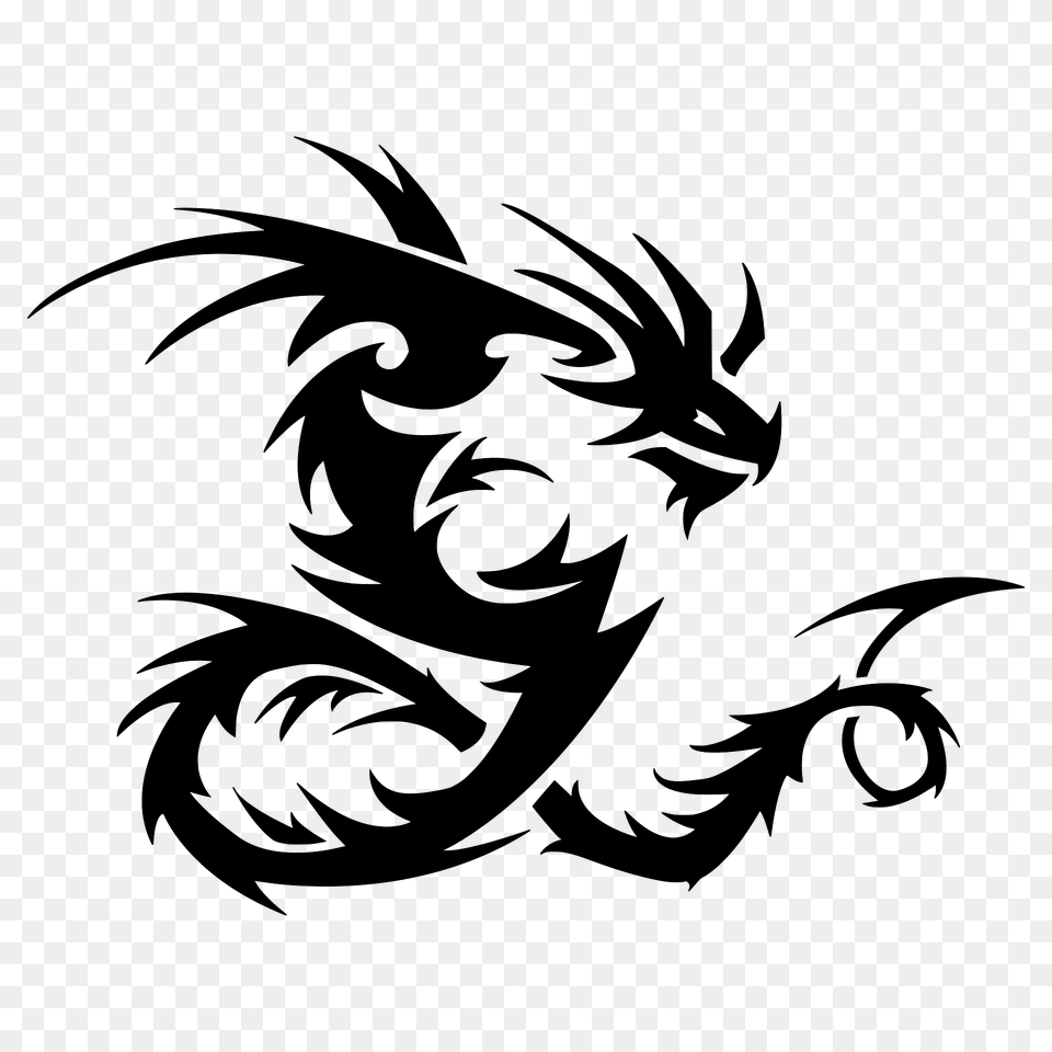 Tribal Dragon Clipart Free Transparent Png