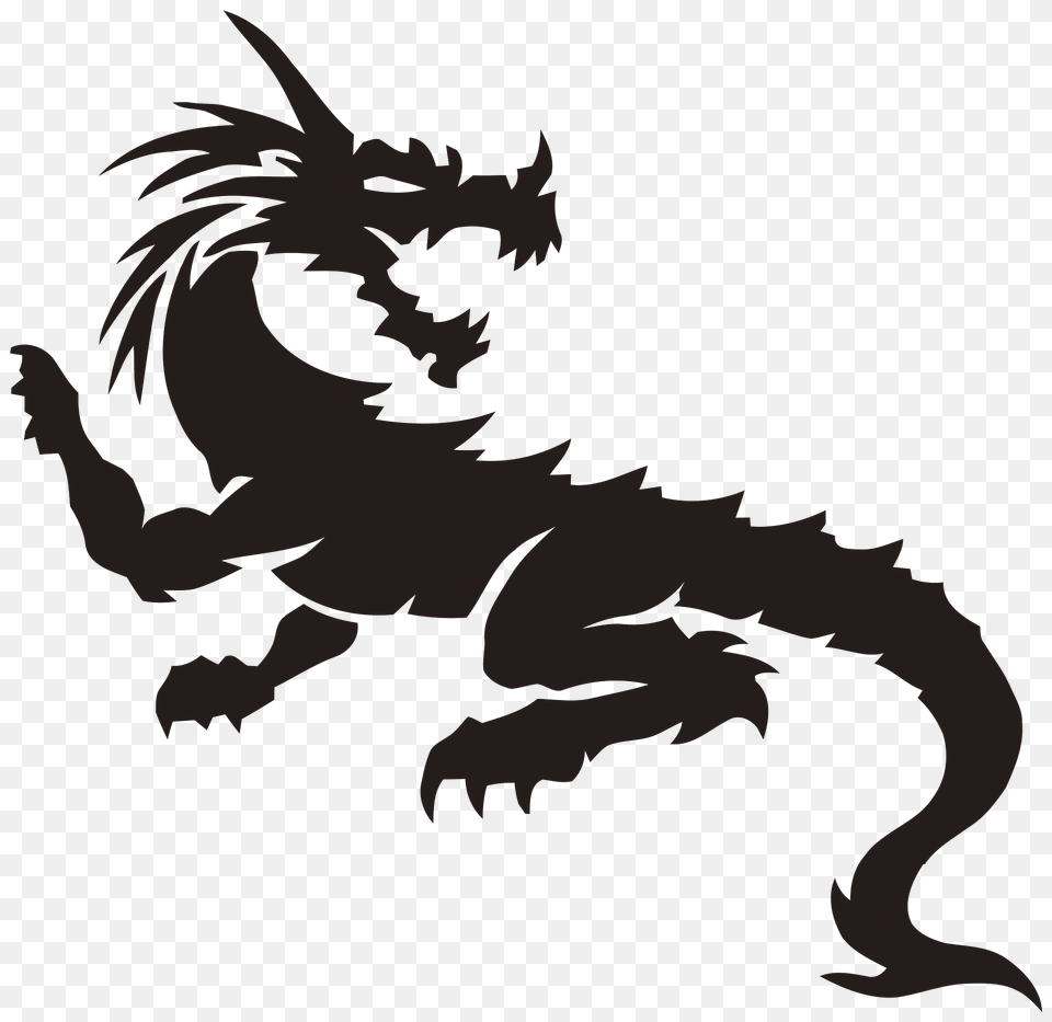 Tribal Dragon Clipart Free Transparent Png