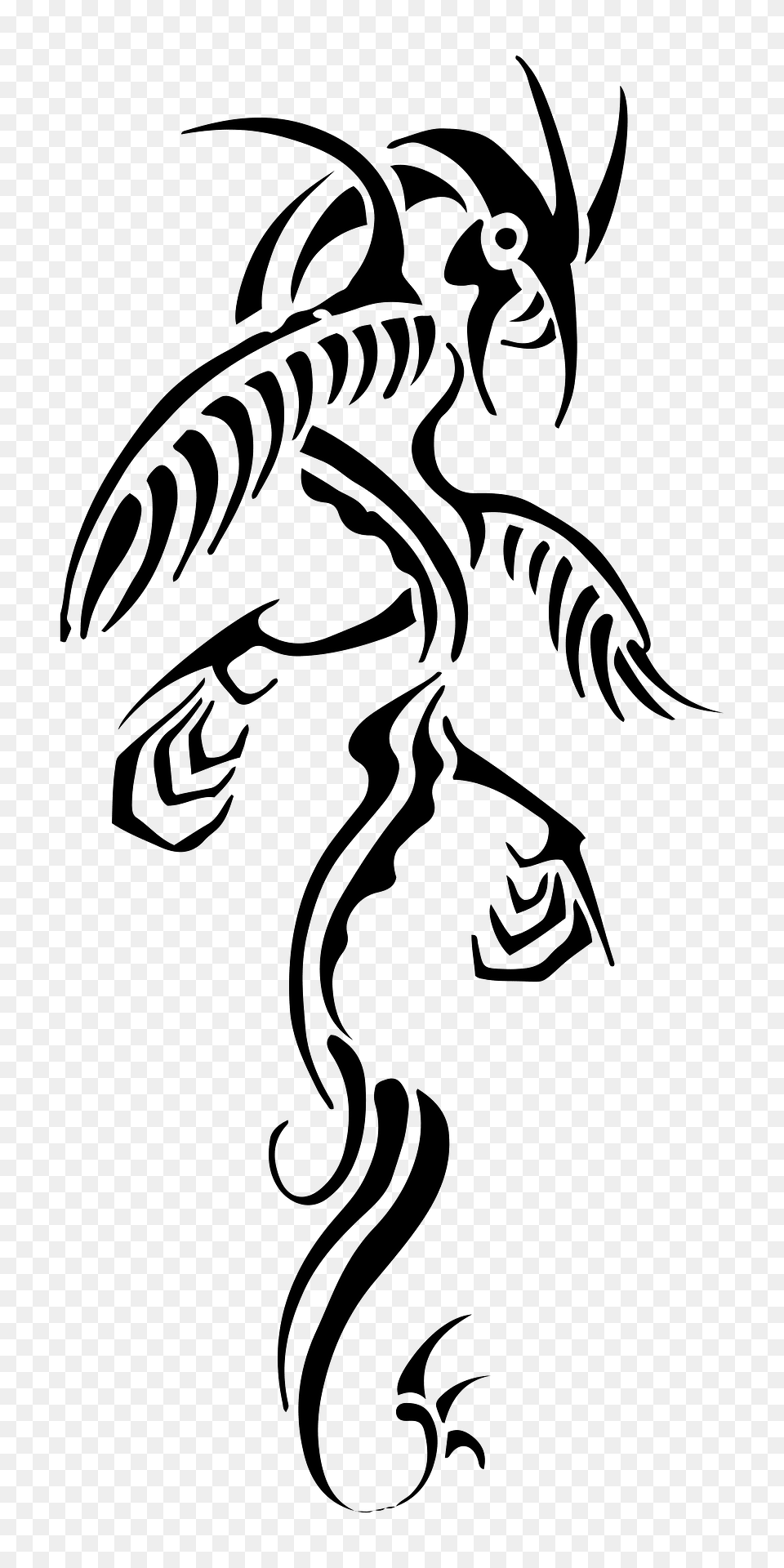 Tribal Dragon Clipart, Person, Green Free Png Download