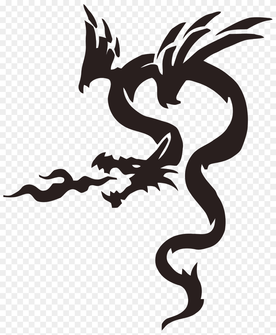 Tribal Dragon Clipart Free Png Download