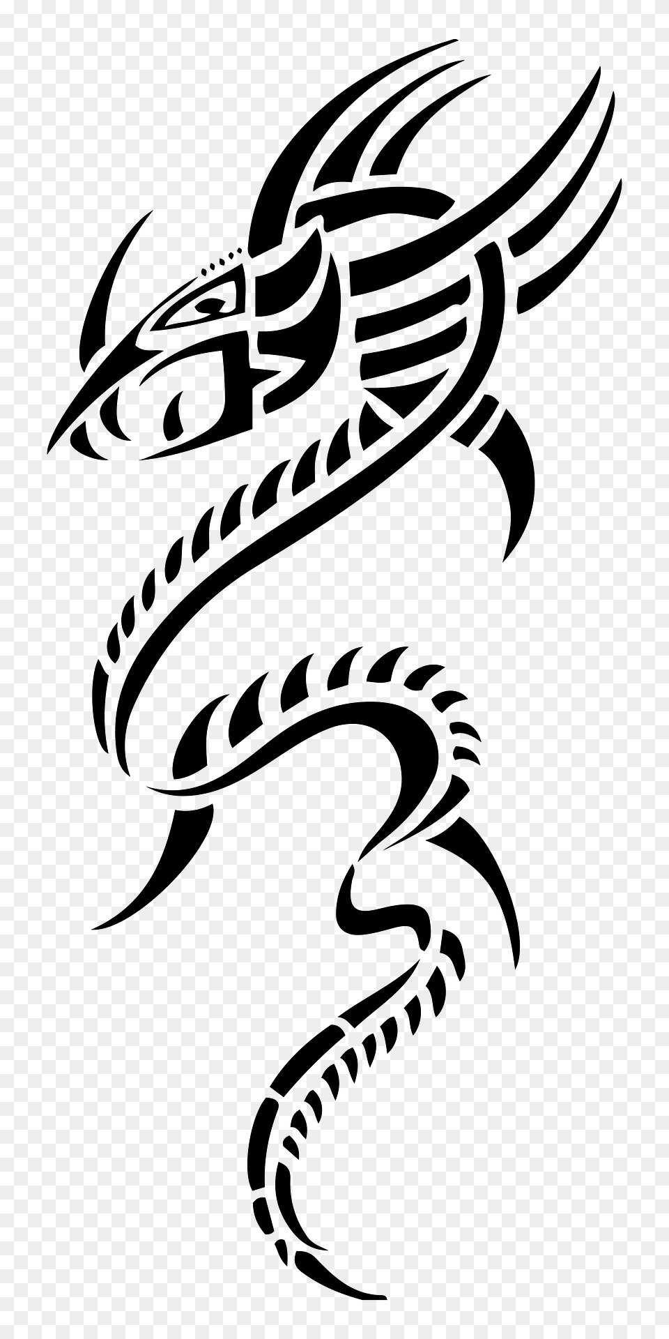 Tribal Dragon Clipart Png Image