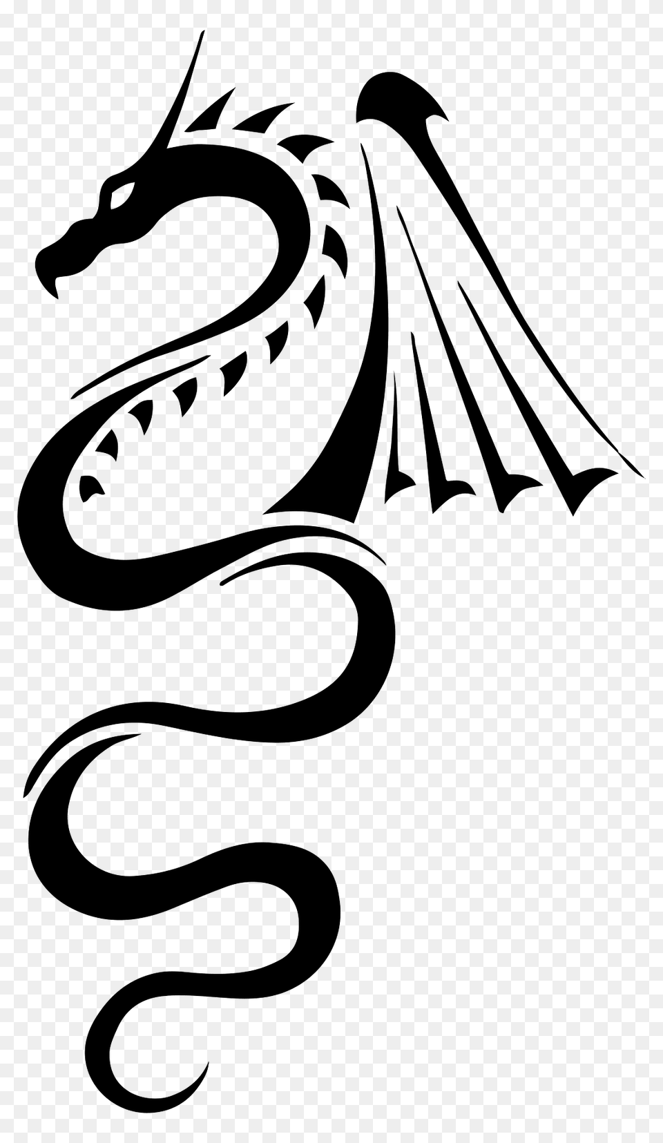 Tribal Dragon Clipart Free Transparent Png