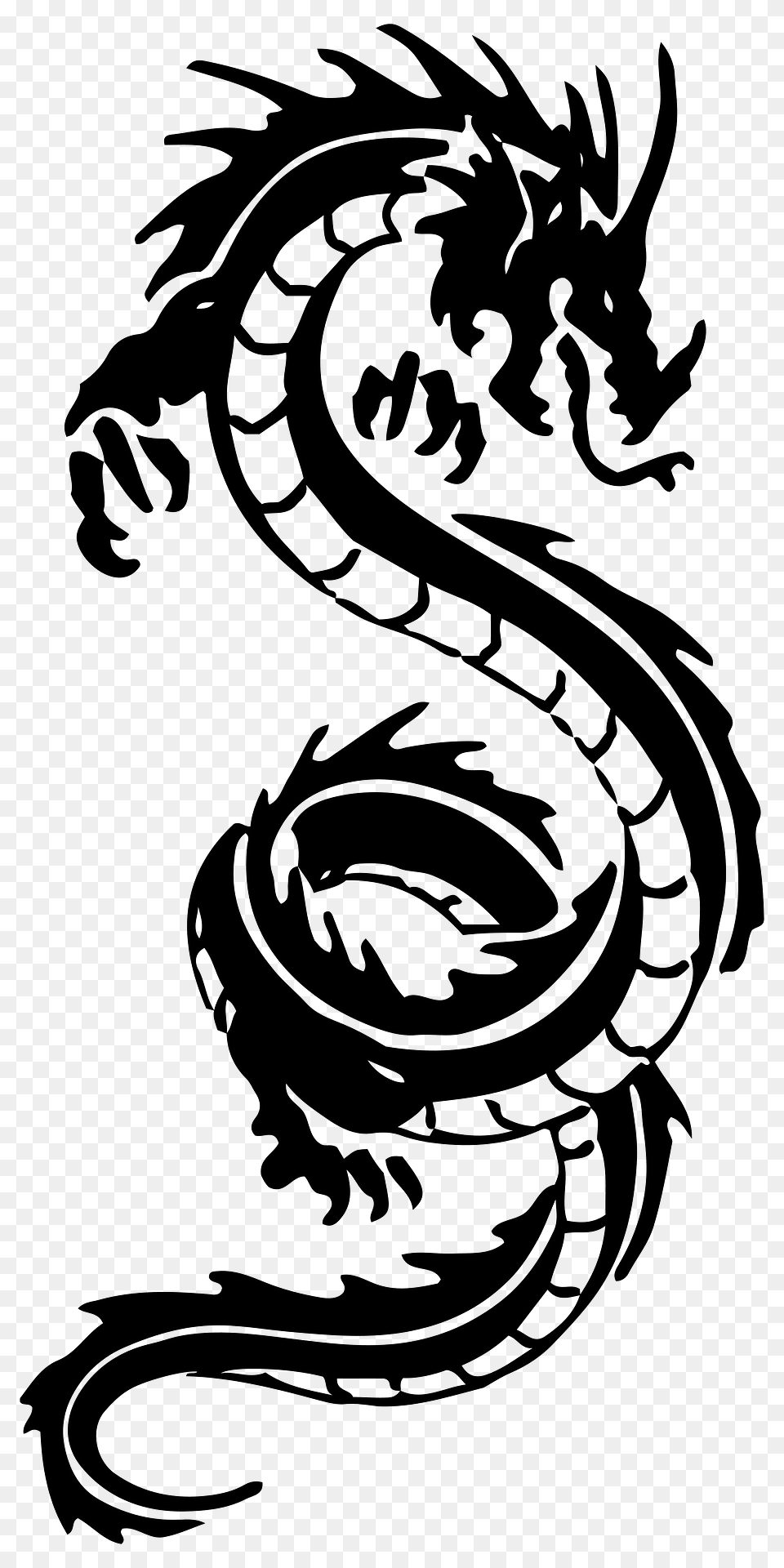 Tribal Dragon Clipart, Person Png