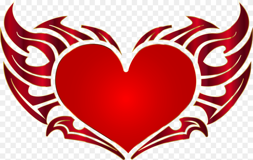 Tribal Heart, Symbol, Logo, Dynamite, Weapon Png