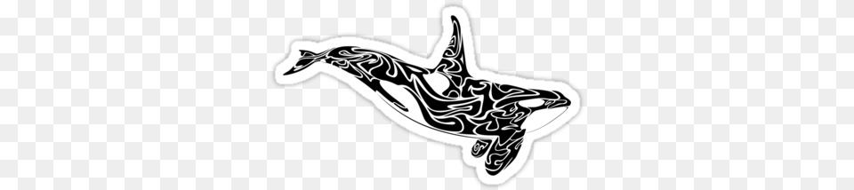 Tribal Orca Tattoo Orca Sticker, Stencil, Smoke Pipe, Animal, Sea Life Free Transparent Png