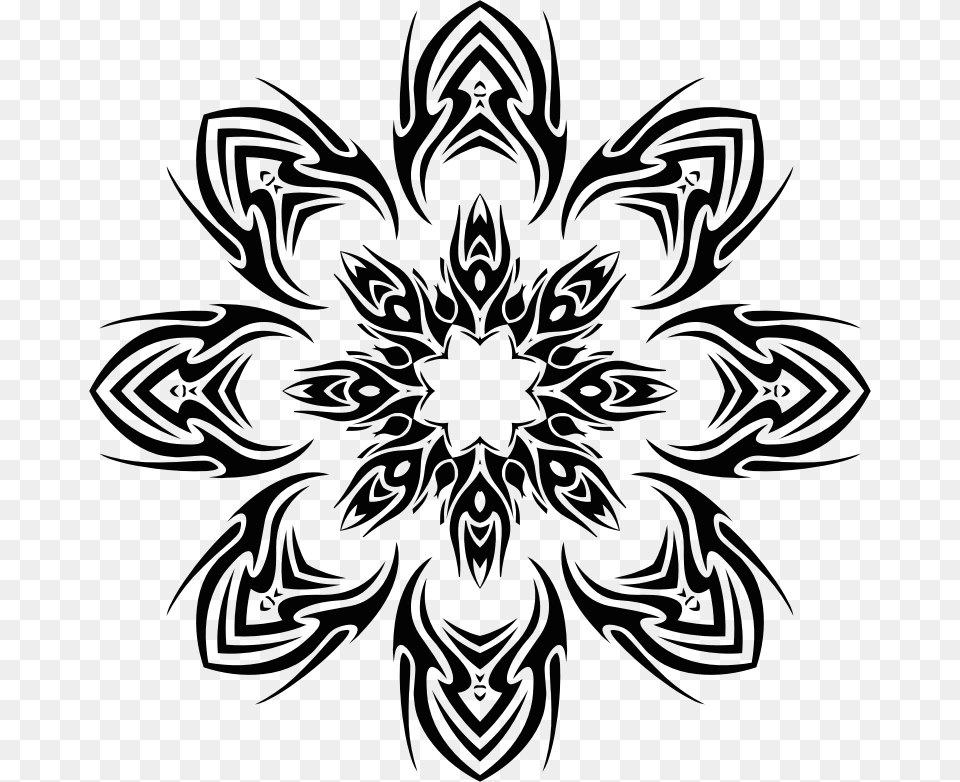 Tribal Pattern, Art, Floral Design, Graphics, Dahlia Free Png