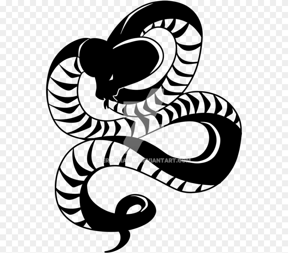 Tribal Snake Snake Drawing No Background, Stencil, Logo, Symbol Free Transparent Png