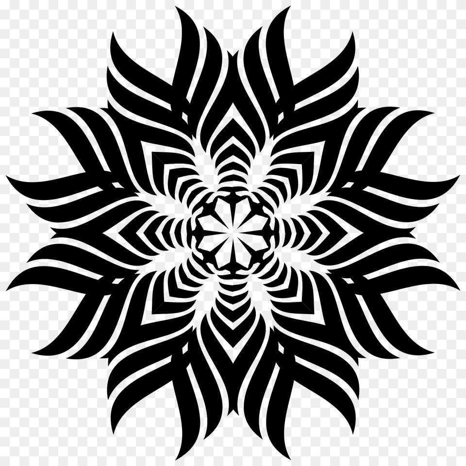 Tribal Snowflake Clipart, Art, Floral Design, Graphics, Leaf Png