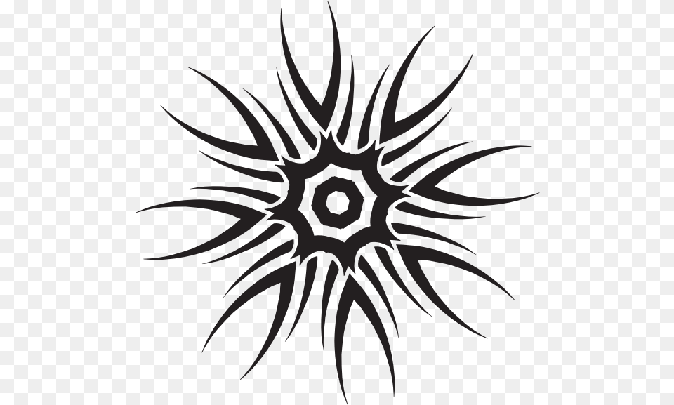 Tribal Star Silhouette Line Art, Pattern, Emblem, Symbol, Floral Design Png