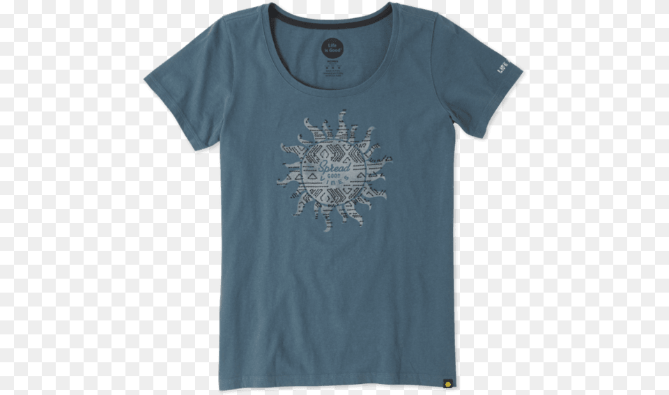 Tribal Sun Creamy Scoop Tee Active Shirt, Clothing, T-shirt Free Png Download