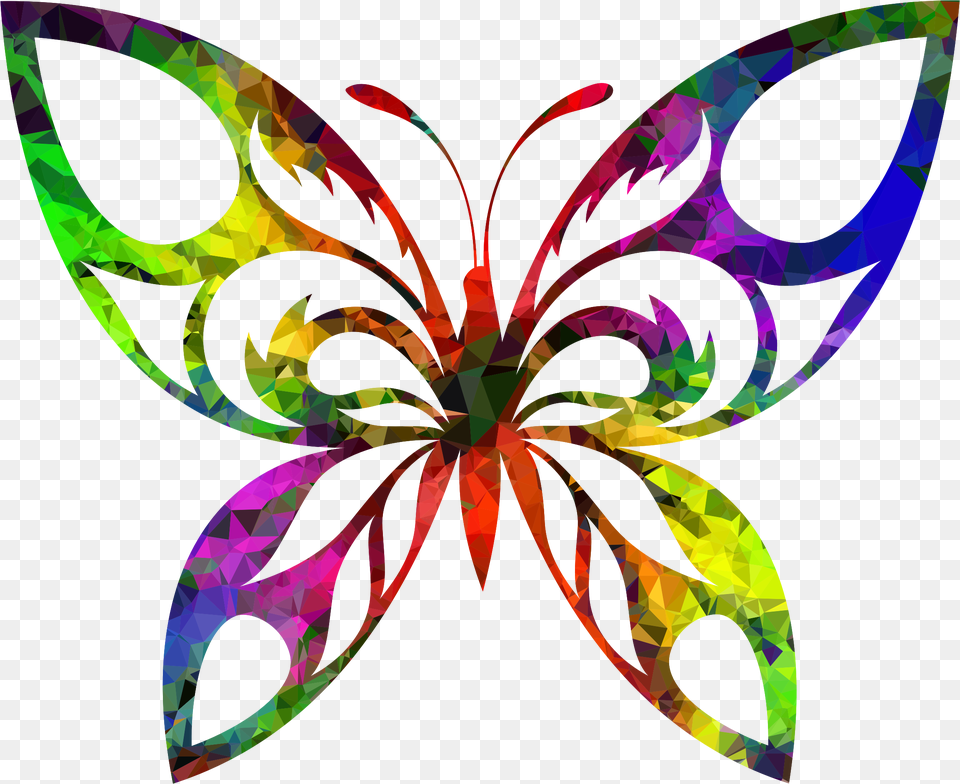 Tribal Sun Drawing Butterfly And Flower Silhouette, Accessories, Art, Graphics, Pattern Free Png
