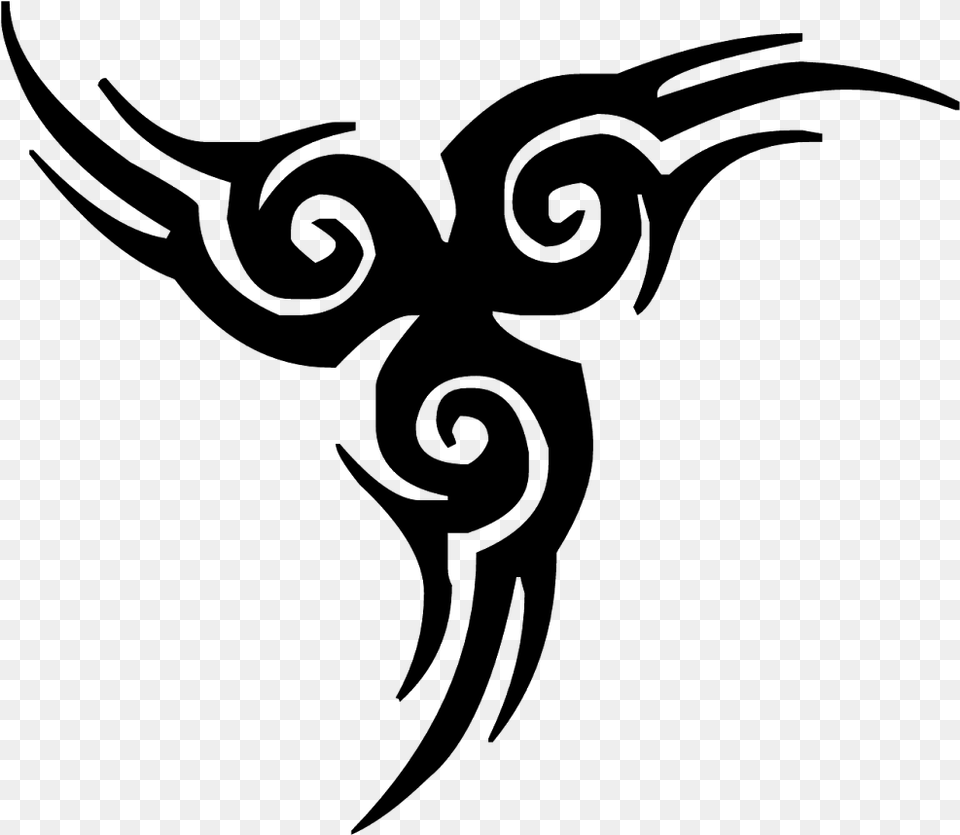 Tribal Tattoo 10 Tribal Tattoo Transparent, Gray Png Image