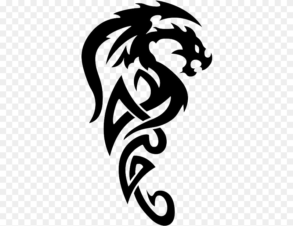 Tribal Tattoos I Dragon Tribal Tattoo, Text Png