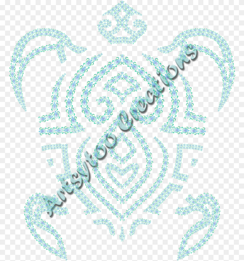 Tribal Tribal Turtle, Embroidery, Pattern, Stitch Free Png Download